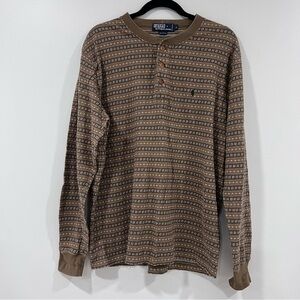 VTG Polo Ralph Lauren Henley Long Sleeve